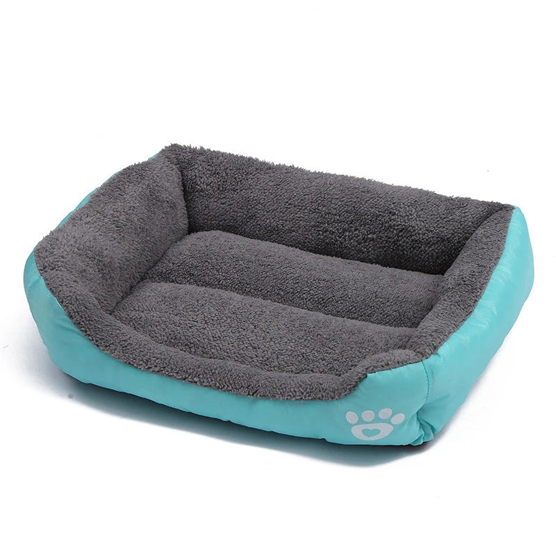 Grande cuccia per cani e gatti in peluche quadrata, estiva, lavabile, impermeabile, per animali domestici, per cani di taglia media e grande