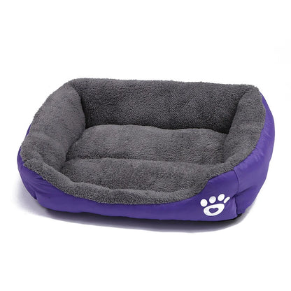 Grande cuccia per cani e gatti in peluche quadrata, estiva, lavabile, impermeabile, per animali domestici, per cani di taglia media e grande