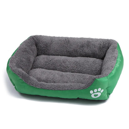 Grande cuccia per cani e gatti in peluche quadrata, estiva, lavabile, impermeabile, per animali domestici, per cani di taglia media e grande