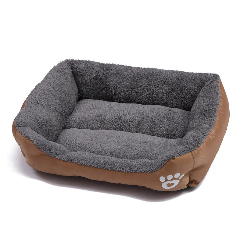 Grande cuccia per cani e gatti in peluche quadrata, estiva, lavabile, impermeabile, per animali domestici, per cani di taglia media e grande