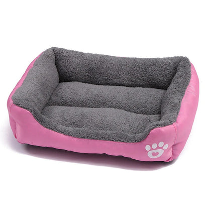 Grande cuccia per cani e gatti in peluche quadrata, estiva, lavabile, impermeabile, per animali domestici, per cani di taglia media e grande