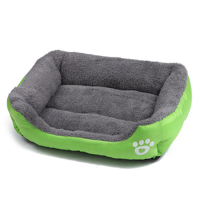 Grande cuccia per cani e gatti in peluche quadrata, estiva, lavabile, impermeabile, per animali domestici, per cani di taglia media e grande