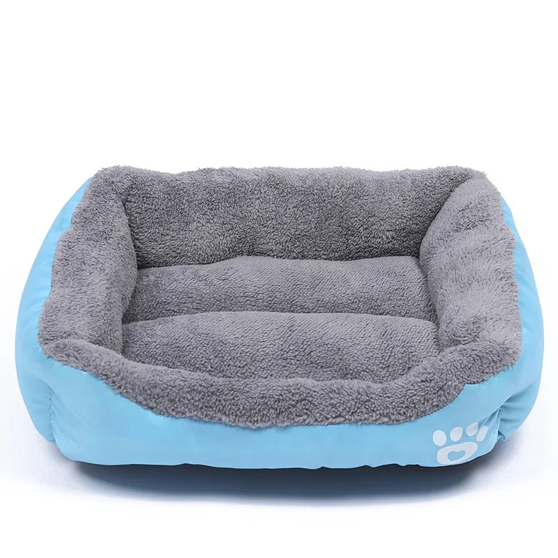 Grande cuccia per cani e gatti in peluche quadrata, estiva, lavabile, impermeabile, per animali domestici, per cani di taglia media e grande